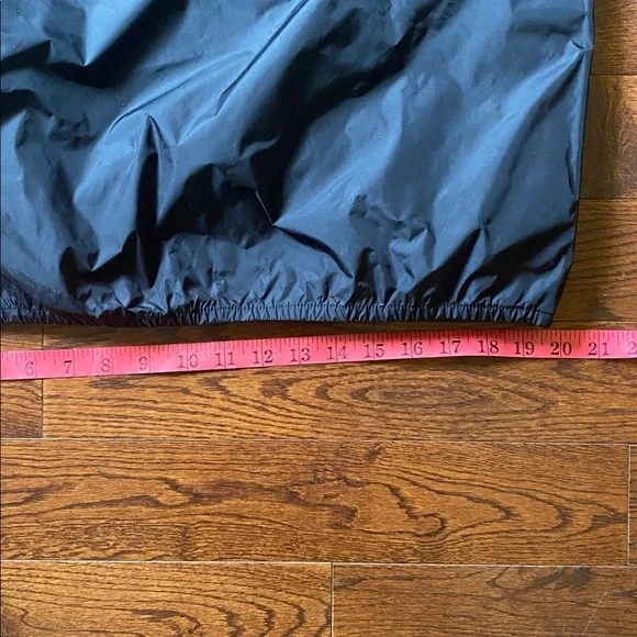 K-Way Black Half-Zip Hooded Windbreaker Jacket Size Medium - Picture 12 of 16